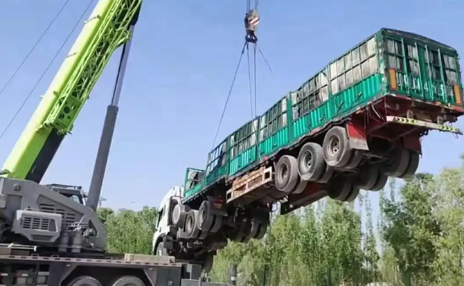 烈山区道路脱困救援案例